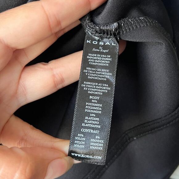 KORAL Breaker Scuba Throwover Pullover in Black Agave Mineral Grey Size S - Picture 9 of 11